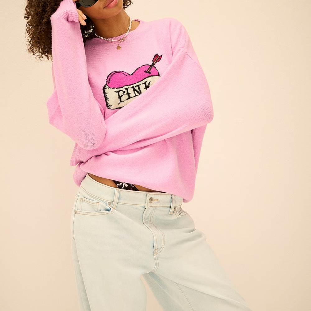 PINK Victoria's Secret Pink Crew Neck Sweater